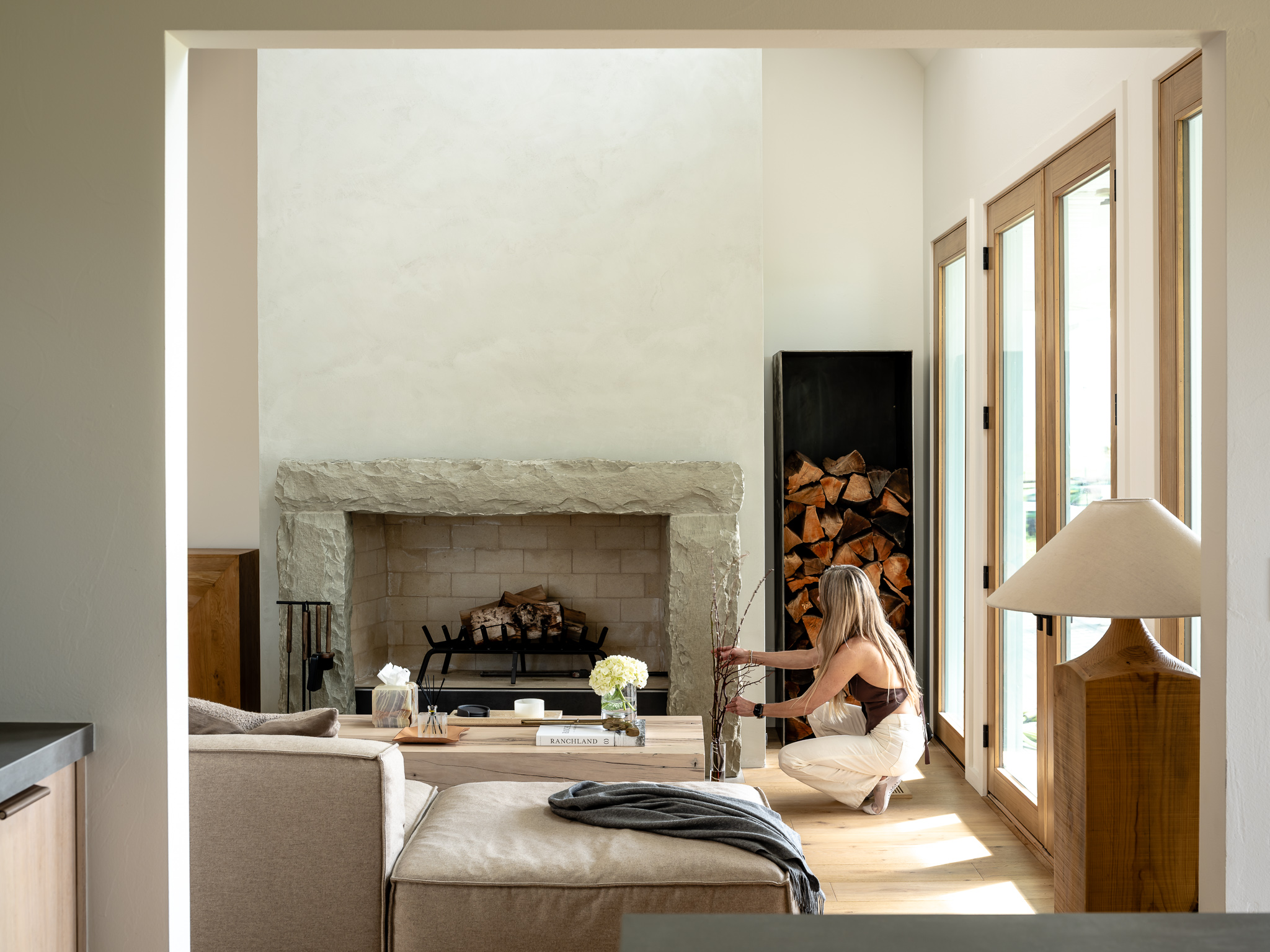 Interior vignette at Dry Creek Ranch